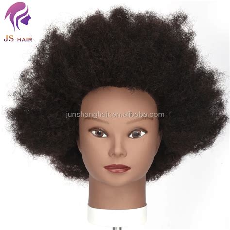 Afro Training Head Black Hair Mannequin With Tight Curlcosmetology