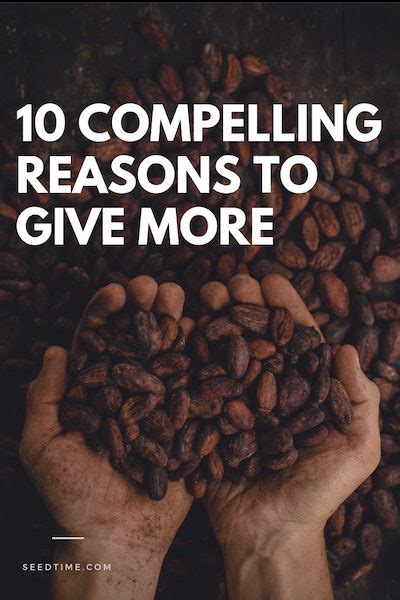 10 Compelling Reasons To Give More