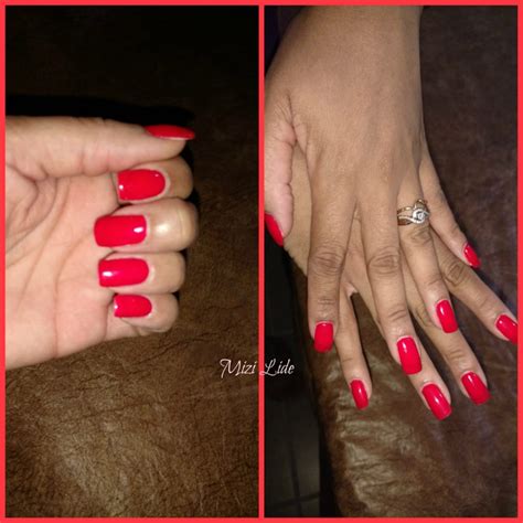 Daisy soak off gel nail color: New Color Alert: Ferrari Red - Mizi Lide