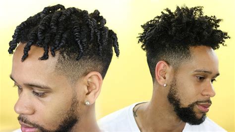 Two Strand Twist Men Wavy Haircut