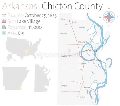 Arkansas Road Map Stock Vector Illustration Of Detailed