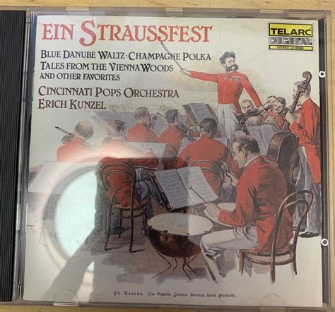 古典ein straussfest cincinnati pops orchestra erich kunzel 紅衫仔舊版美版 興趣及遊戲 音樂樂器 and 配件 音樂與媒體 cd 及