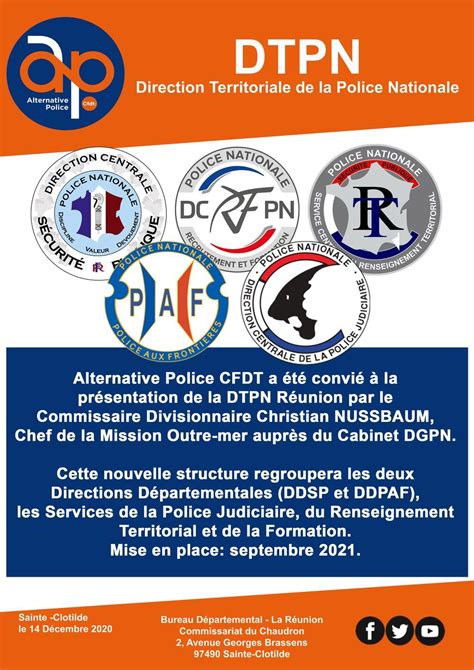 Dtpn Direction Territoriale De La Police Nationale Alternative Police