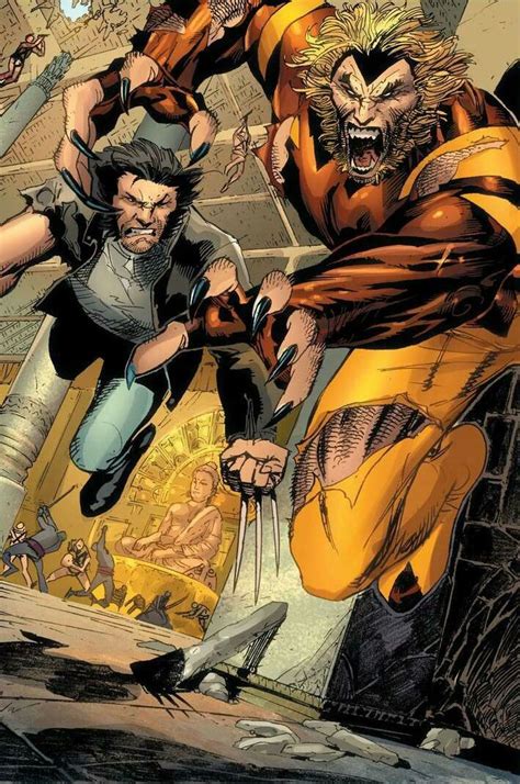 Wolverine Vs Sabretooth By Adam Kubert