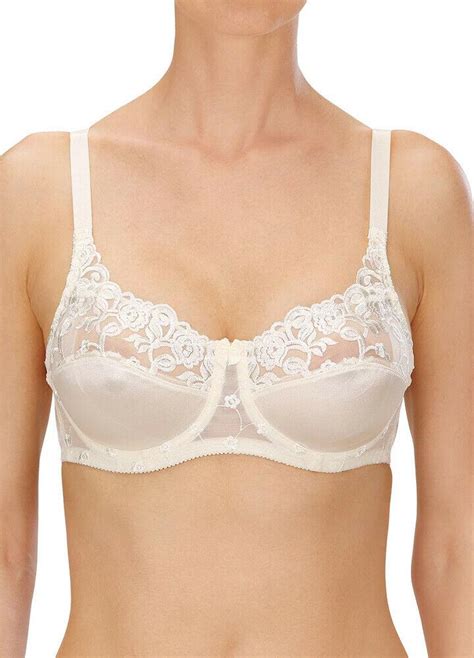 Naturana Satin Underwired Bra Lace Non Padded Full Cup Everyday Bras 87543 Ebay