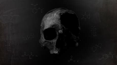 Wallpaper Skull Chemistry Dark Death Digital Art Formula