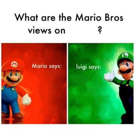 Mario Vs Luigi Blank Template Imgflip