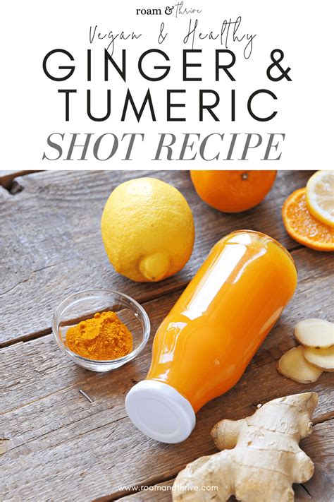Ginger Turmeric Wellness Shot Recipe For Juicers And Blenders