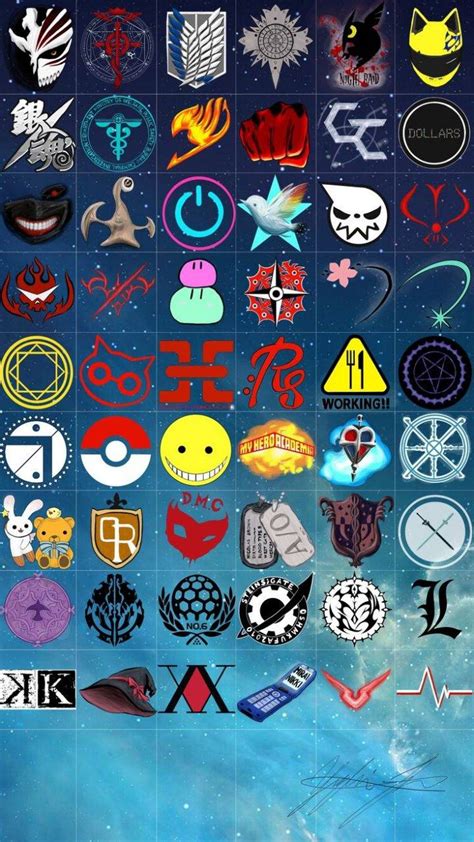 Anime Symbols Wallpapers Bigbeamng