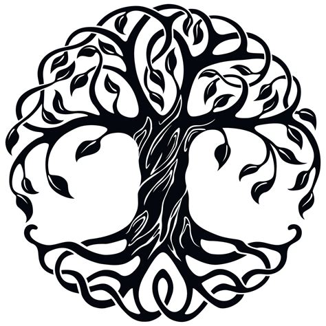 Decorative Celtic Tree Of Life Sticker