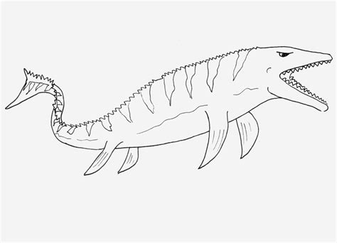 Mosasaurus Jurassic World Coloring Pages Coloring Pages