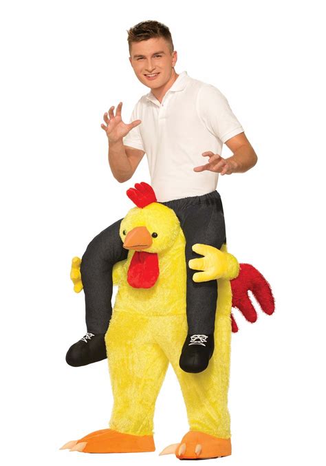 Chicken Fight Ride On Costume For Adults Chicken Costumes
