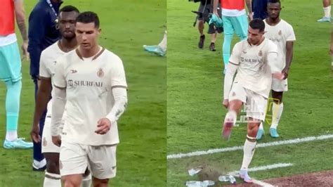 Após Derrota Cristiano Ronaldo Exalta Se Em Campo E Descarrega Fúria