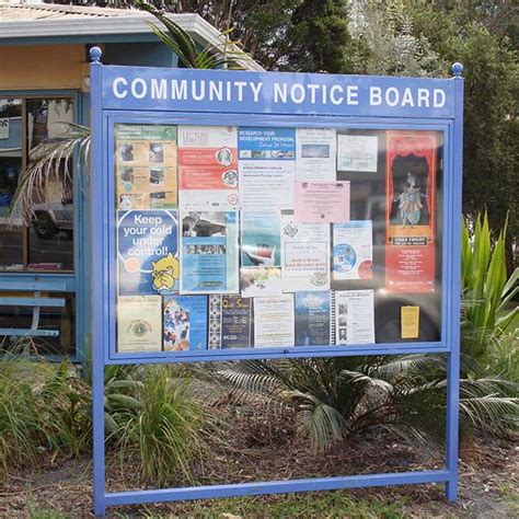Community Outdoor Lockable Notice Boards For Sale