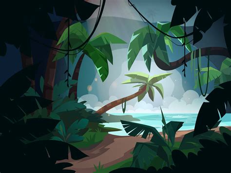Artstation Stylized Jungle