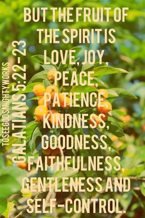 The Fruits Of The Holy Spirit Biblical Quotes Bible Verses Scripture