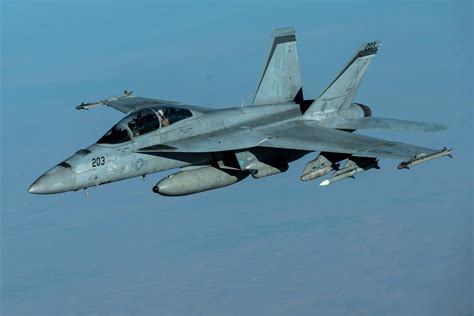 Fa 18 Super Hornets Are Flying Middle East Combat Missions With New