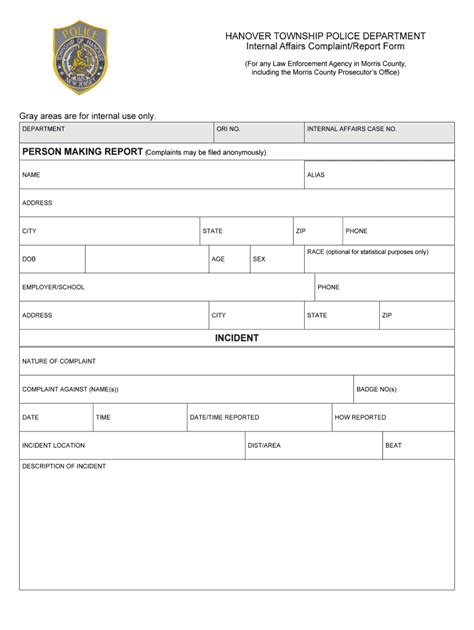 This download professional fax cover sheet choice is excellent for men and women who prefer to retain a pile of printed cover sheets willing to utilize by fax cover sheets are all ideal to get just about any business which sends faxes. Blank Police Report Template - Thegreenerleithsocial.org