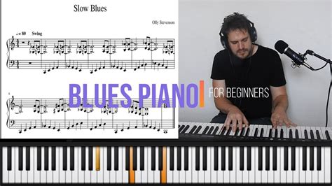 Blues Piano For Beginners Easy 12 Bar Blues Tutorial Youtube