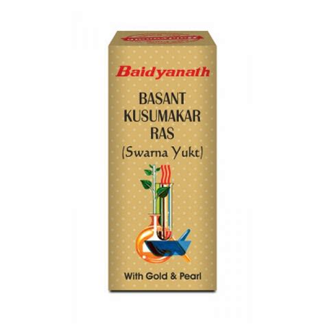 Buy Baidyanath Basant Kusumakar Ras Tablets 100 Tabs