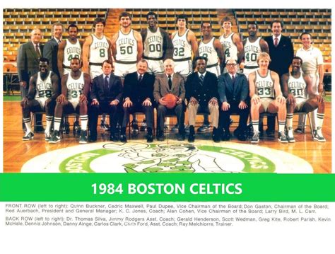 1984 BOSTON CELTICS 8X10 TEAM PHOTO BASKETBALL PICTURE NBA - Basketball-NBA