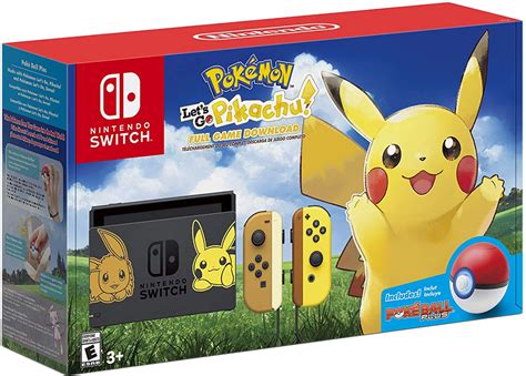Nintendo Switch Console Set Limited Edition Pokemon Lets Go