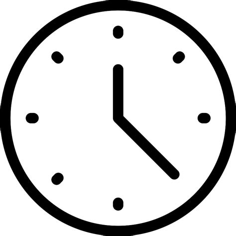 Clock Clock Vector SVG Icon SVG Repo