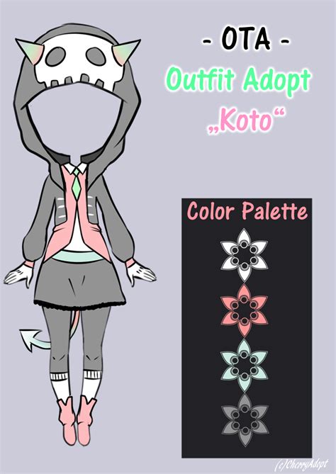 Closed Ota Outfit Adopt By Cherrysdesigns On Deviantart