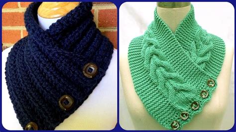 Beautiful Hand Knitted Crochet Neck Warmer Design Patterns Youtube