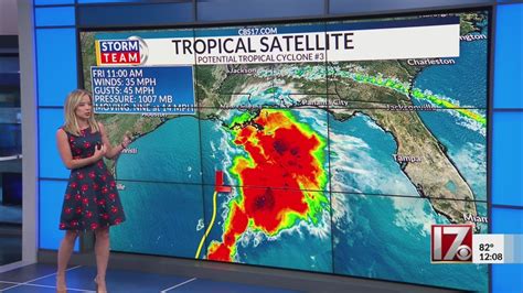 Laura Smiths Noon Potential Tropical Cyclone 3 Forecast Youtube