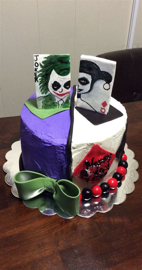 Jokers Cake 21st Birthday Bday Party Party Theme Dc Cake Joker Cake
