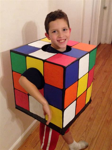 Computers take the greatest numbers of moves (20 steps) to solve the super flip. Rubik's Cube Costume DIY | Diy halloween costumes for kids, Diy costumes kids, Boy halloween ...