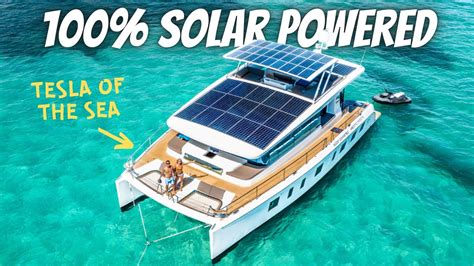 Living On A 100 Solar Powered Yacht Full Tour Today In Sailing