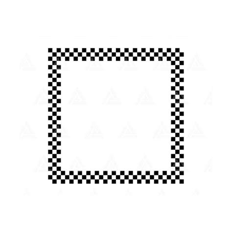 Racing Stripes Square Monogram Svg Checkered Racing Checke Inspire