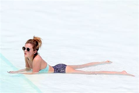 Lucy Hale In A Bikini At Her Hotel Pool In Brazil March Celebmafia