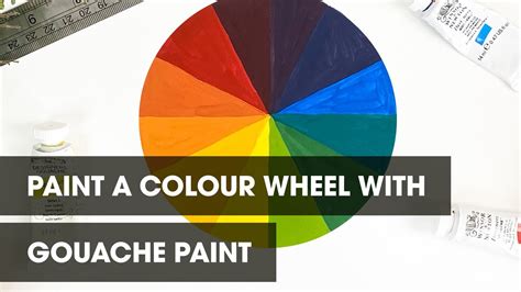 Paint A Colour Wheel Using Gouache Youtube