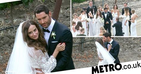 Lucifer Tom Ellis Wedding Pictures As He Marries Meaghan Oppenheimer