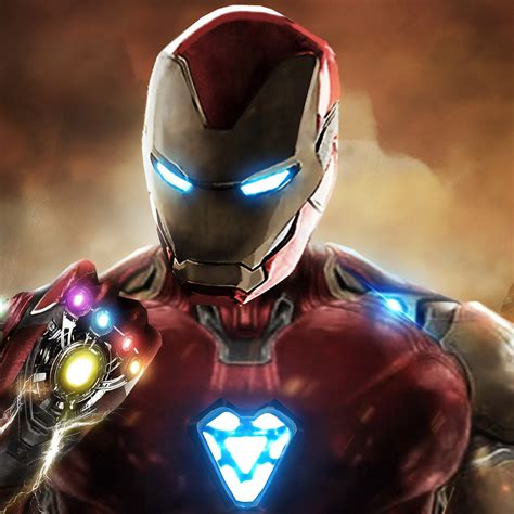 2932x2932 Iron Man Infinity Gauntlet Avengers Endgame Ipad Pro Retina