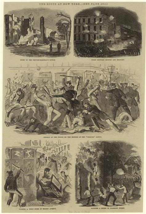 The Riots At New York Nypl Digital Collections