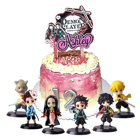 Demon Slayer Birthday Cake Topper