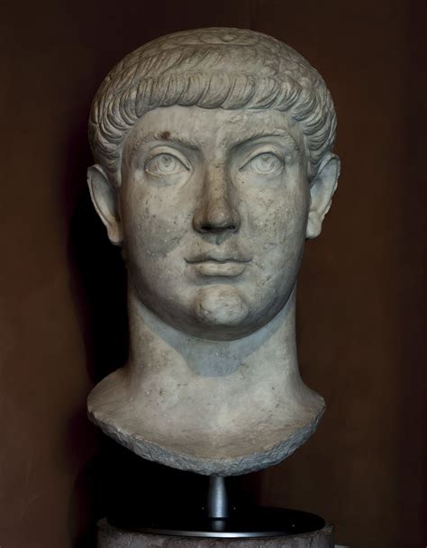 Colossal Portrait Of Constantius Ii 337—361 Or Of His Brother Constans I 337—350 Rome