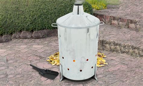 Up To 54 Off 90l Galvanised Garden Incinerator Groupon