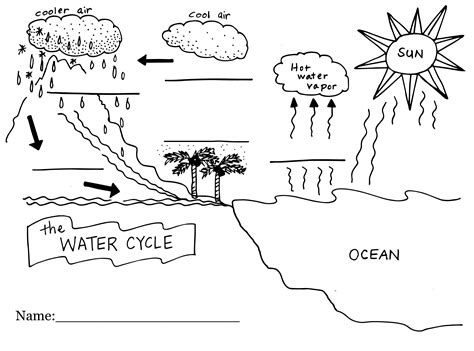 They make great bulletin board headings or binder covers. Water Cycle Coloring Pages Cd357 Reading Meganghurley Ed ...