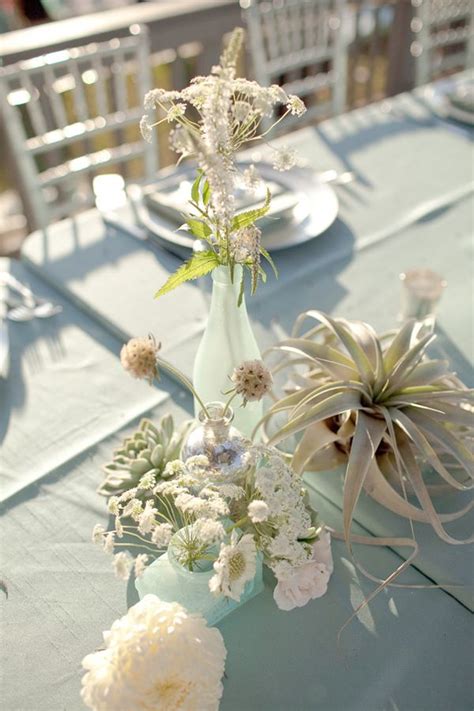 Add candles and sea glass. 107 best Beach Wedding Centerpieces images on Pinterest ...