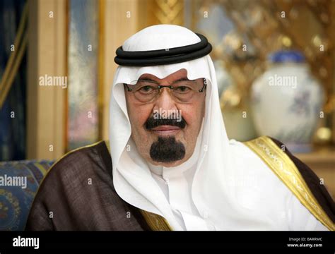 Abdullah Bin Abdul Aziz Al Saud König Von Saudi Arabien Stockfotografie
