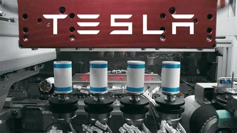 Sneak Peek A Look At Teslas 4680 Cell Production Video Evannex