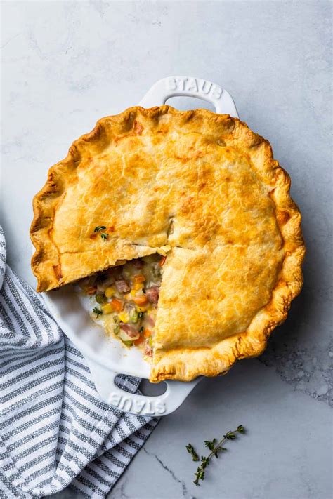 Ham Pot Pie Easy Dairy Free Option Simply Whisked