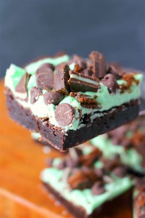 Ultimate Thin Mint Brownies Delightful E Made