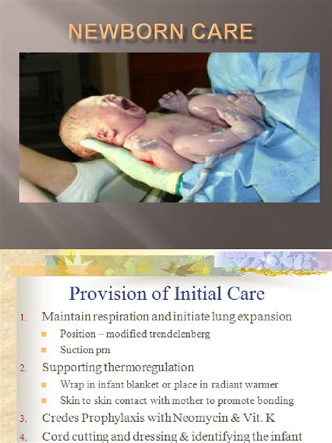 Newborn Care Presentation Infants Health Sciences