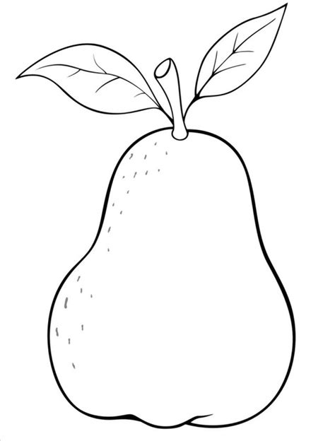 Download High Quality Pear Clipart Coloring Transparent Png Images